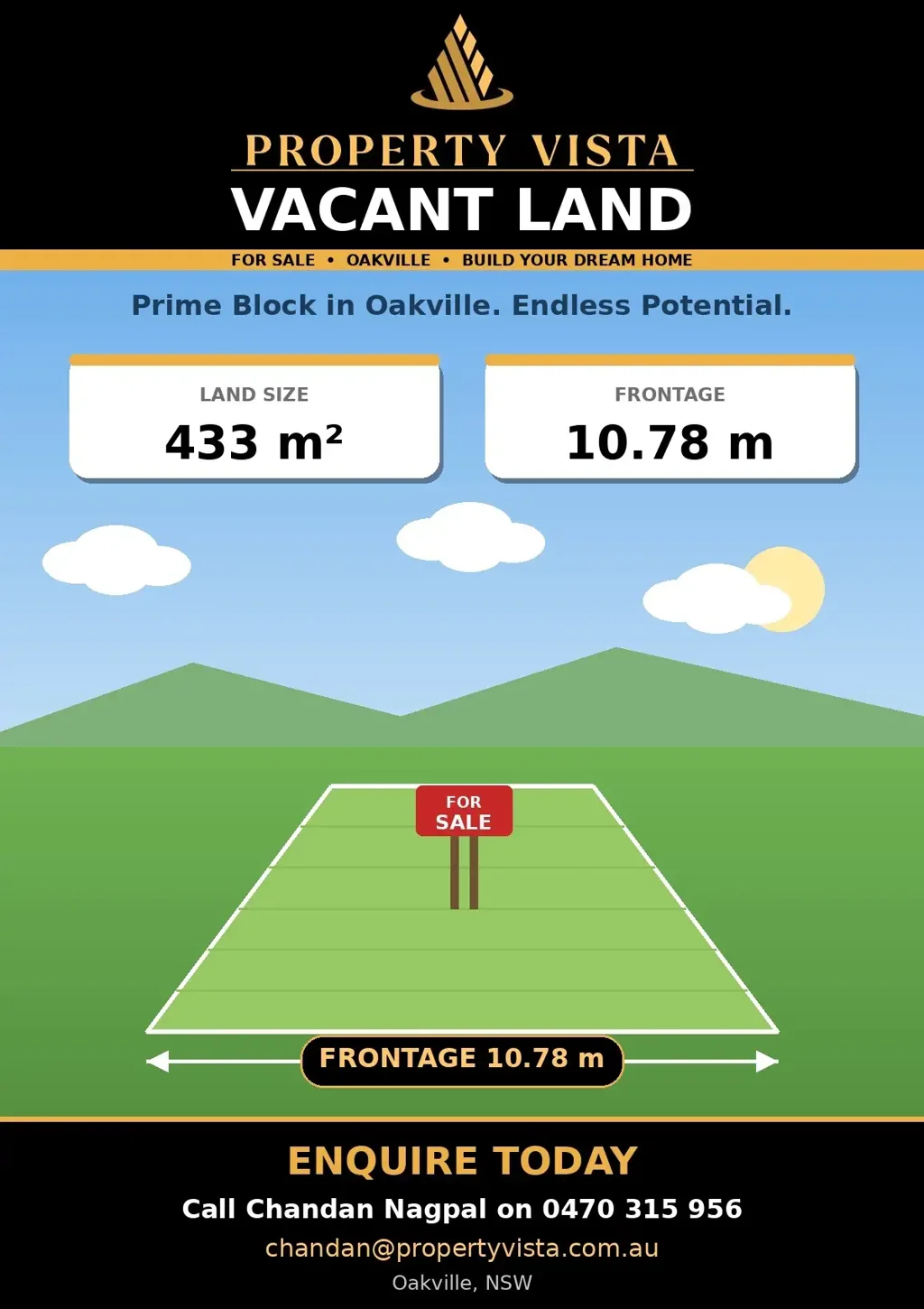 Oakville REGISTERED LAND IN OAKVILLE | READY TO BUILD