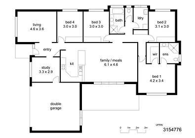 Plano ng Bahay - Address Withheld, Upper Kedron, QLD 4055
