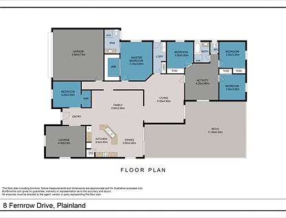 8 Fernrow Drive, Plainland, Lockyer Valley Region, 5房, 2浴, House