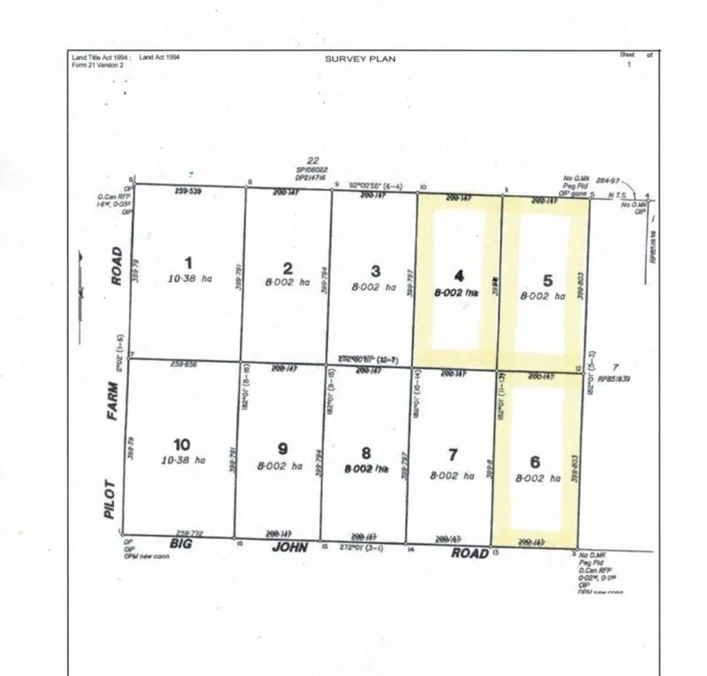 Emerald 20 Acres Rural Land