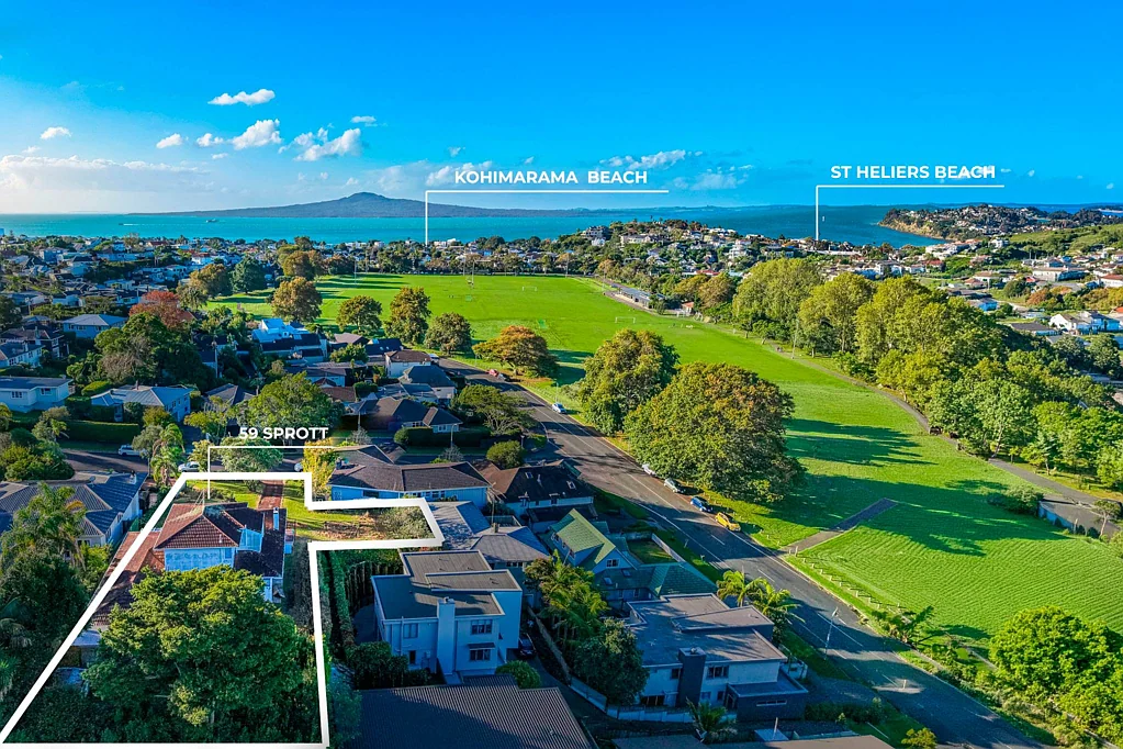 Kohimarama 3部屋 Striking Park and Sea Views