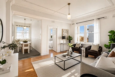 Potts Point 2 Slaapkamer Timeless Art Deco Elegance in the Iconic 'Carinthia'