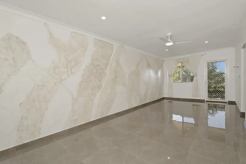 Top floor renovated apartment with leafy outlook