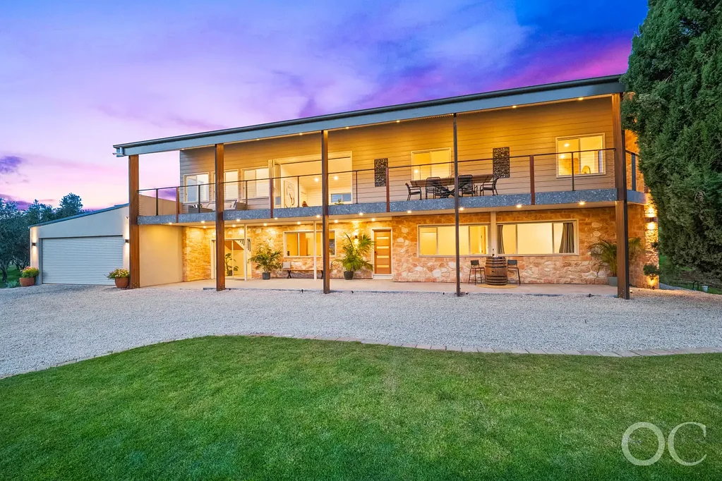 Sellicks Hill  Open the Door to 10 Acres of Olive-Grove Grandeur and Sea-View Scale
