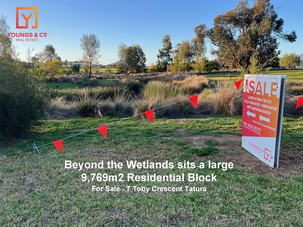 Tatura Wetlands Backdrop - Large 9,769m2 Residential Block - Tatura Township