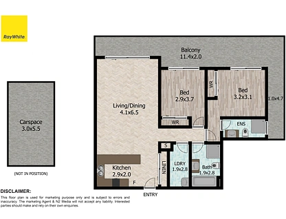 103/8A Myrtle Street, Prospect, Western Suburbs, 2 침실, 2 욕실, Apartment