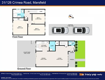 31/126 Crimea Road, Marsfield, NSW 2122, 3 Kuwarto, 1 Banyo, Townhouse