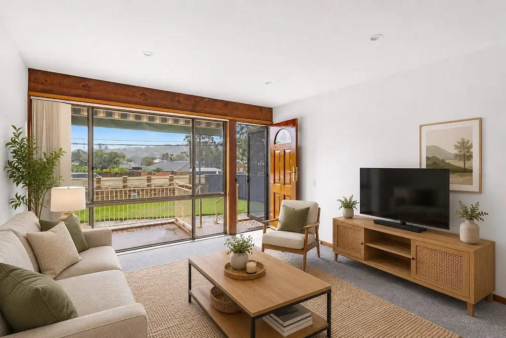Granny flat with small yard.