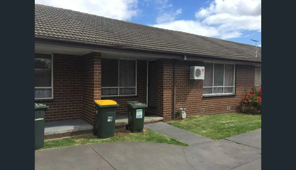 Two bedroom unit in a small complex