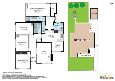 फ्लोर प्लान - 3 Mount View Road, Thomastown, VIC 3074