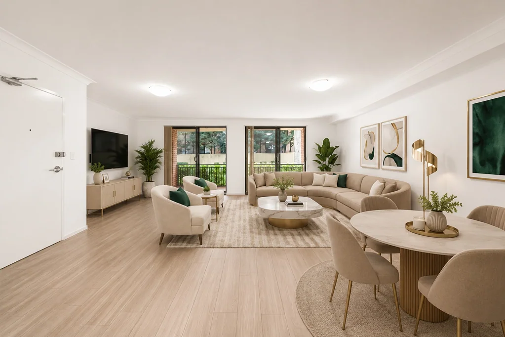 Homebush West 2房  Spacious Ground Floor Apartment with Oversized Living & Entertainer's Balcony