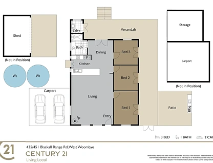 435-451 Blackall Range Road, West Woombye, QLD 4559, 3 ਕਮਰੇ, 1 ਬਾਥਰੂਮ, Lifestyle Section