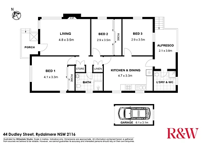 44 Dudley Street, Rydalmere, NSW 2116, 3 rūma, 2 rūma horoi, House