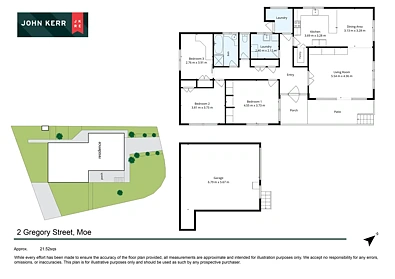 2 Gregory Street, Moe, VIC 3825, 3房, 1浴, House