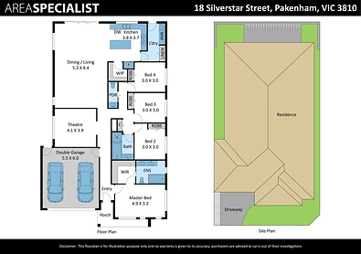 18 Silverstar Street, Pakenham, VIC 3810, 4 Bedrooms, 2 Bathrooms, House