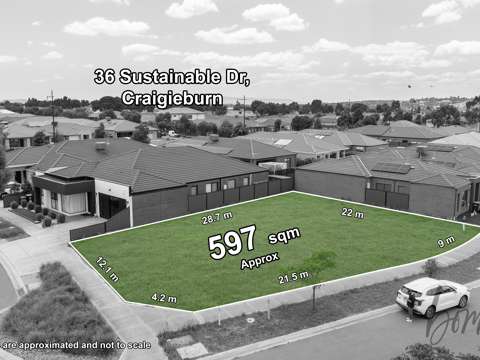 Craigieburn Limitless Potential on an approx 597 SQM Block