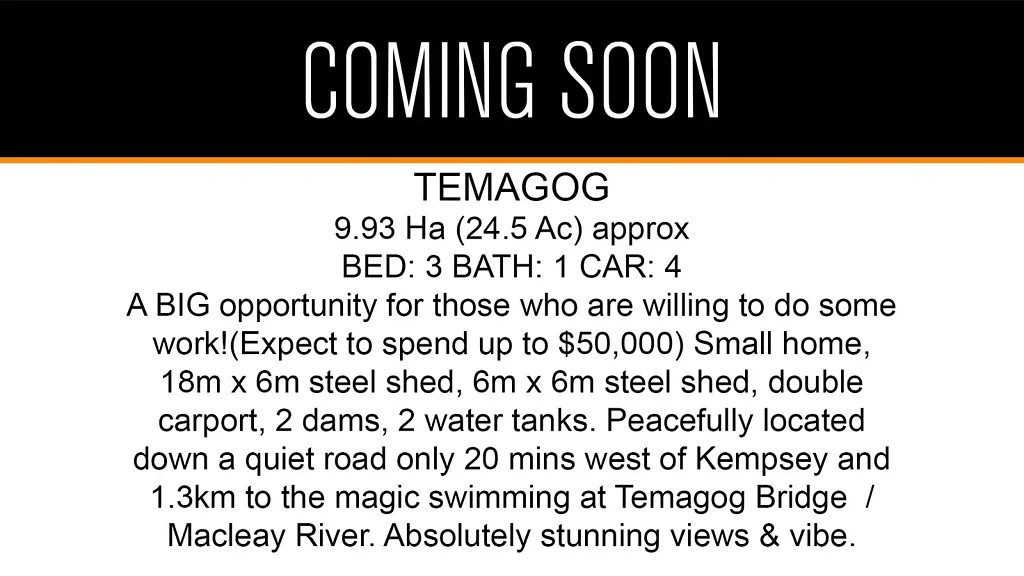地址保密, Temagog, NSW 2440