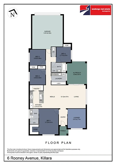6 Rooney Avenue, Killara, VIC 3691, 4 rūma, 2 rūma horoi, Section