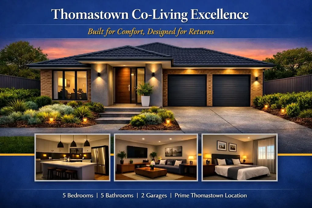 Thomastown 5ห้องนอน Thomastown Co‑Living Excellence — Built for Comfort, Designed for Returns