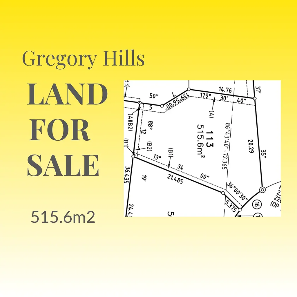 Gregory Hills Registered Block of Land
