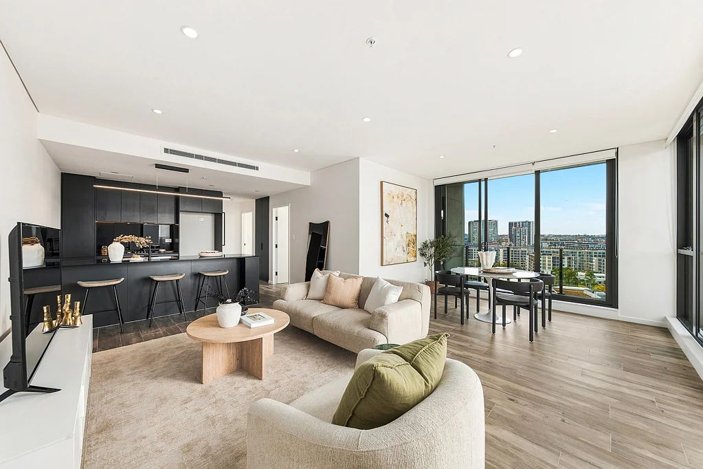 Wentworth Point 2Kwarto Rare Corner Apartment with Huge Entertainer's Terrace and Panoramic Views