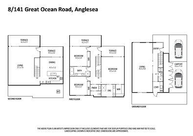 8/141 Great Ocean Road, Anglesea, VIC 3230, 4房, 3浴, Townhouse