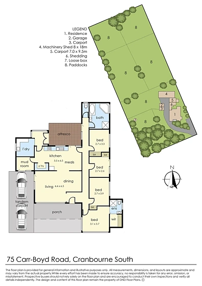 75 Carr-Boyd Road, Cranbourne South, VIC 3977, 4 rūma, 2 rūma horoi, House