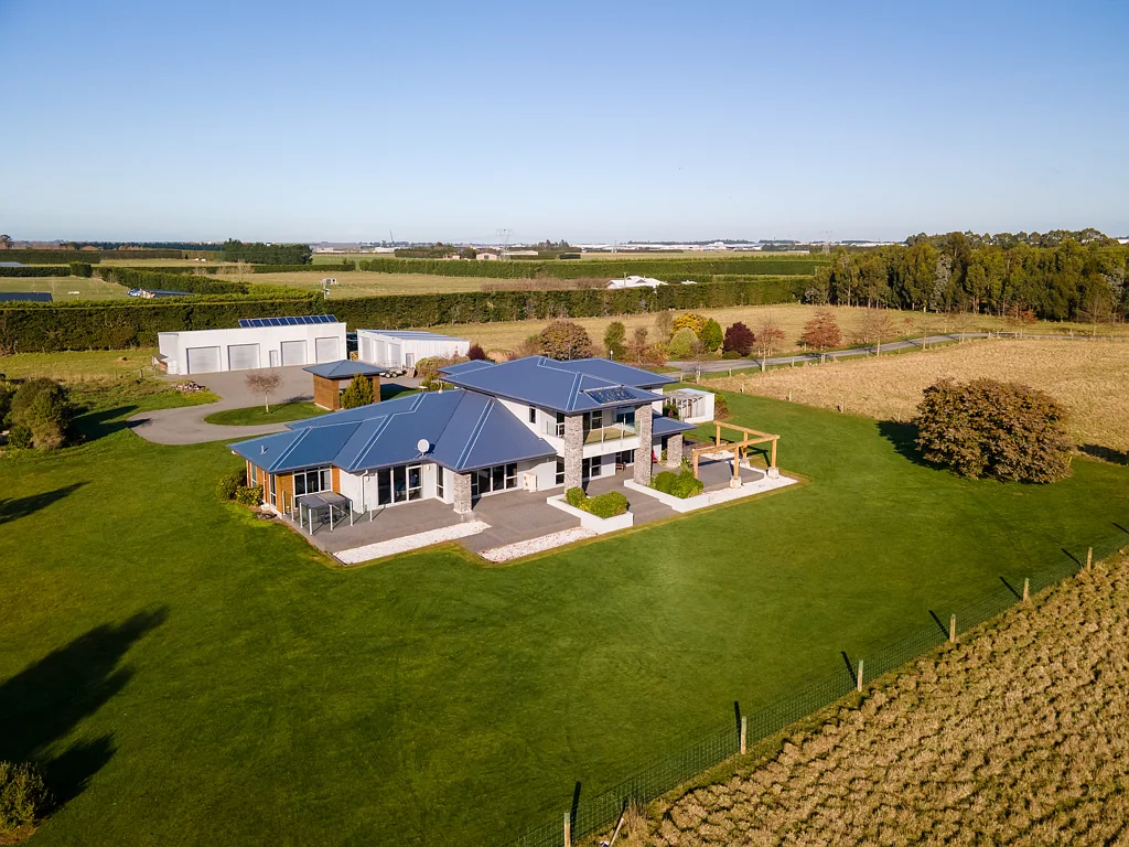 Rolleston Multigenerational home, modern sheds, 6 hectares