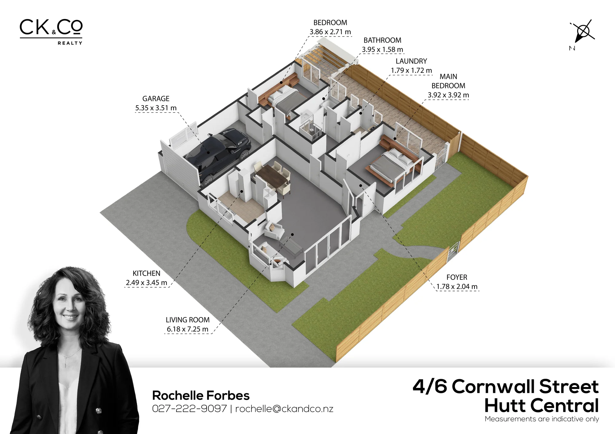 4/6 Cornwall Street, Lower Hutt, Lower Hutt City, Wellington, 2 habitaciones, 1 baños, House
