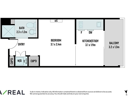 101/253 Franklin Street, Melbourne, Melbourne CBD, 1 ห้องนอน, 1 ห้องน้ำ, Apartment