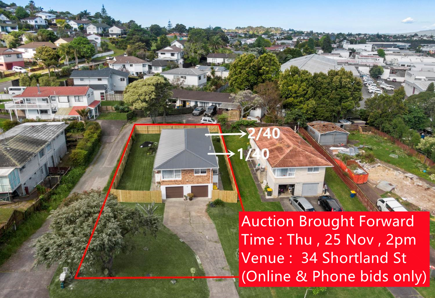 2/40 Cheval Drive, Totara Vale, Auckland - North Shore, 2 Schlafzimmer, 1 Badezimmer