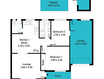 2/76 Melville Street, South Plympton, Western Adelaide, 2 rūma, 1 rūma horoi, Unit