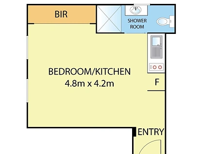 303/70 Queensberry St, Carlton, Melbourne CBD, 1 rūma, 1 rūma horoi, Apartment