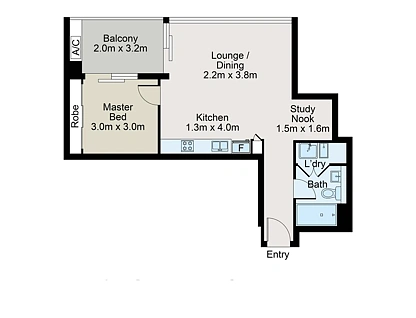 403/6 Stanley Street, Kogarah, NSW 2217, 1 ਕਮਰੇ, 1 ਬਾਥਰੂਮ, Apartment
