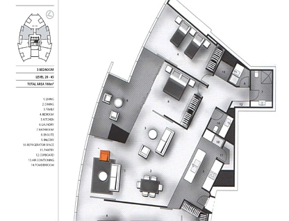 Level 28/2803/9 'q1' Hamilton Avenue, Surfers Paradise, Gold Coast, 3 phòng ngủ, 2 phòng tắm, Apartment