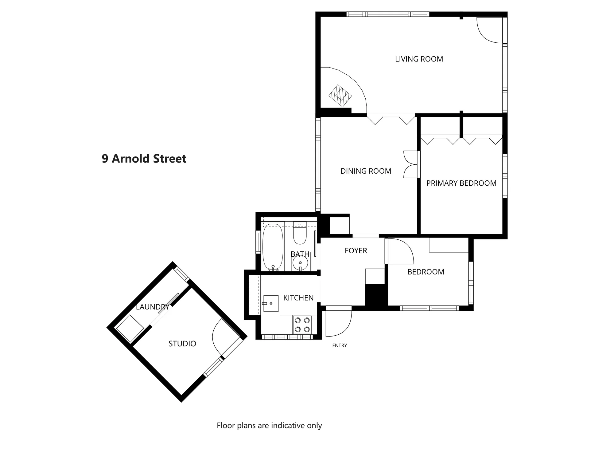 9 Arnold Street, Sumner, Christchurch, Canterbury, 2房, 1浴, House