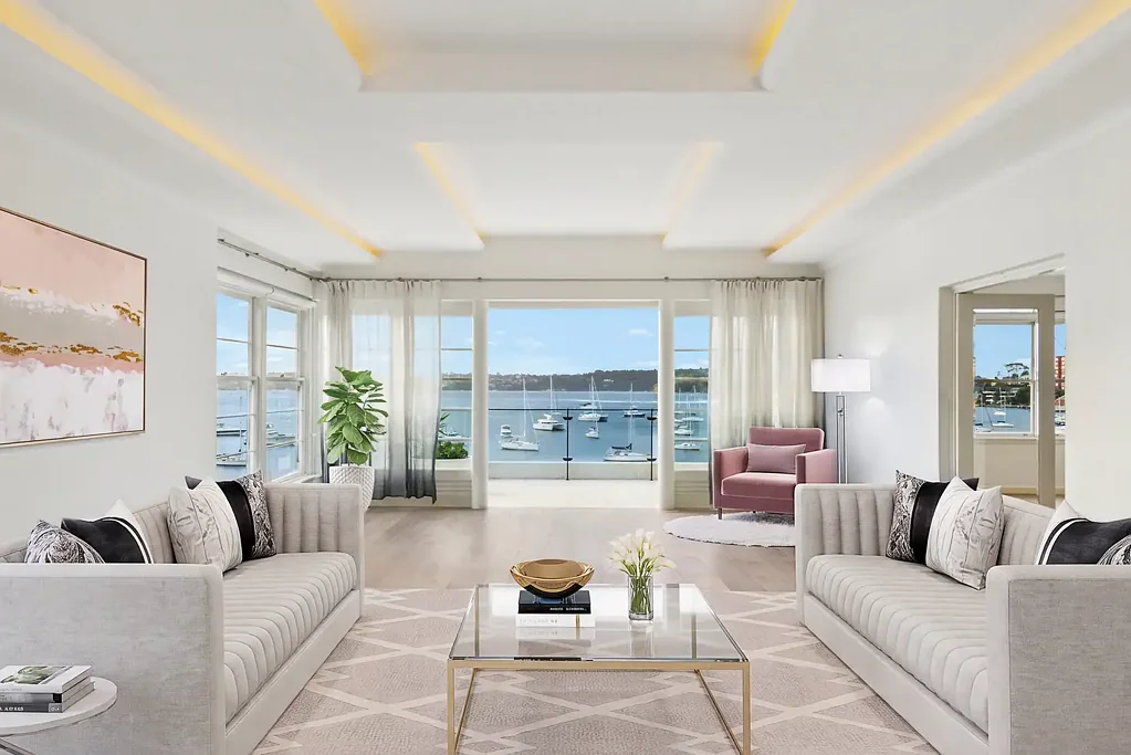 Stunning Waterfront Two Storey Apartment with Uninterrupted Harbour Views