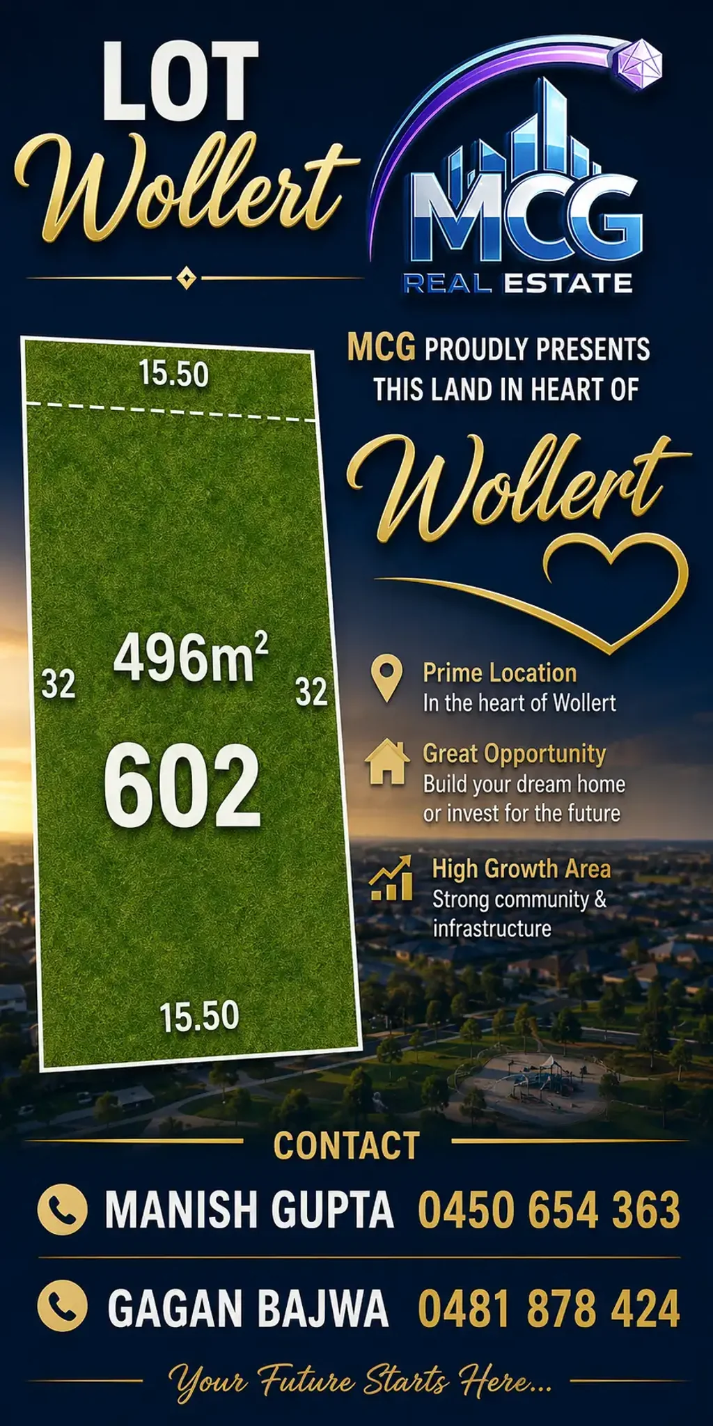 Wollert lot for sale in wollert