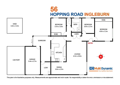 56 Hopping Road, Ingleburn, NSW 2565, 3 slaapkamers, 1 badkamers, House