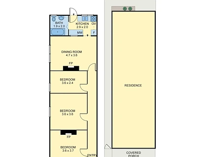10 Newton Parade, Moonee Ponds, VIC 3039, 3房, 1浴, 独立屋