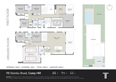 Plano ng Bahay - 98 Stanley Road, Camp Hill, QLD 4152