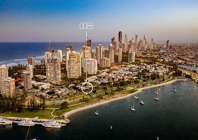 Main Beach 4બેડરૂમ ENTIRE BLOCK OF 3 FLATS - BROADWATER VIEWS - LUXURY HOME REDEVELOPMENT SITE
