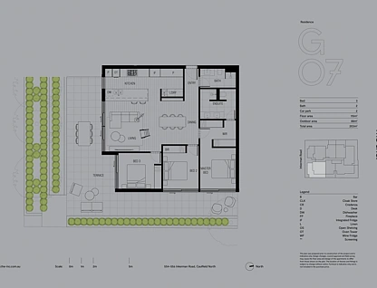 G07/554-556 Inkerman Road, Caulfield North, Inner East Melbourne, 3 rūma, 2 rūma horoi, Apartment