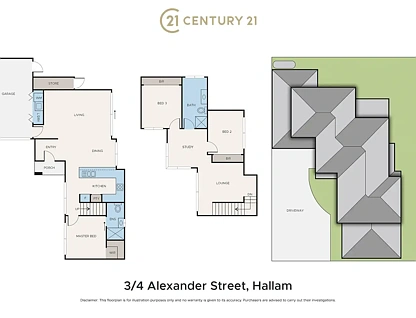 3/4 Alexander Street, Hallam, VIC 3803, 3 ਕਮਰੇ, 2 ਬਾਥਰੂਮ, Townhouse