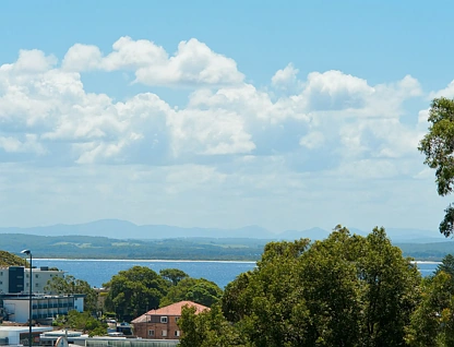222/61b Dowling Street, Nelson Bay, Hunter, 1 rūma, 1 rūma horoi, Studio