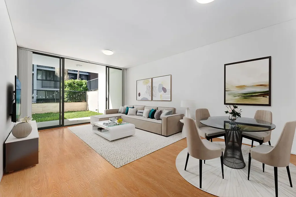 North Ryde 2Kwarto Light-Filled 2 Bed + Study with Entertainer's Courtyard in Prime Location