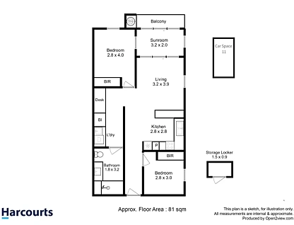 11/66 Burnett Street, North Hobart, TAS 7000, 2部屋, 1バスルーム, House