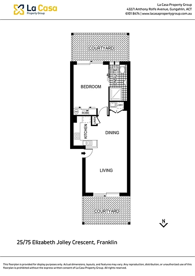 25/75 Elizabeth Jolley Crescent, Franklin, ACT 2913, 1 Schlafzimmer, 1 Badezimmer, Apartment