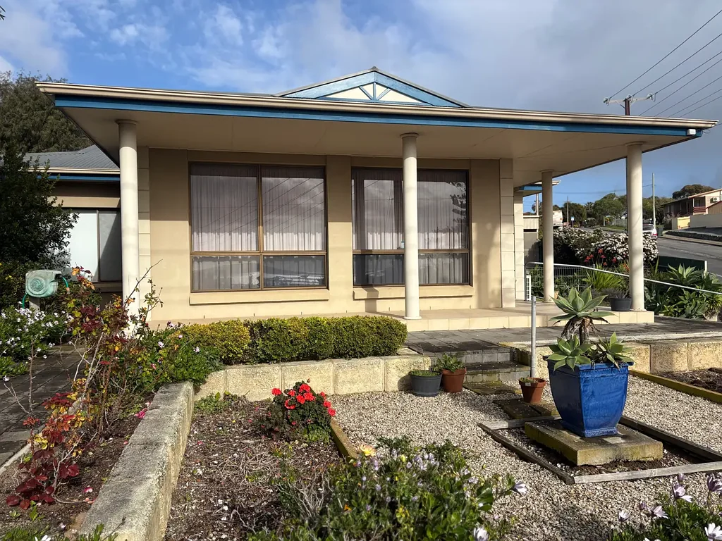 Family home with view of town
