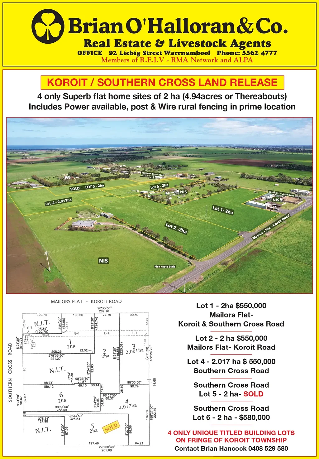 Southern Cross KOROIT / SOUTHERN CROSS LAND RELEASE